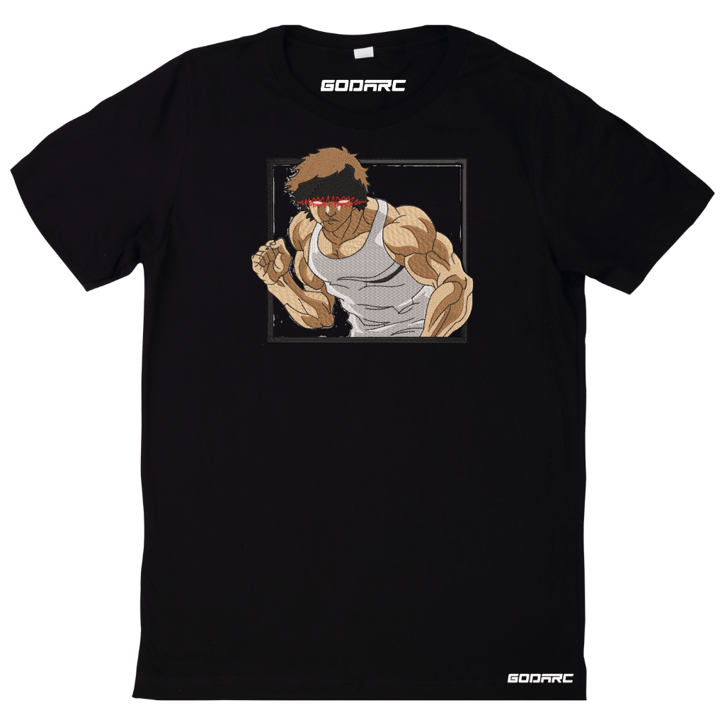Baki Hanma - Anime Embroidered Tee