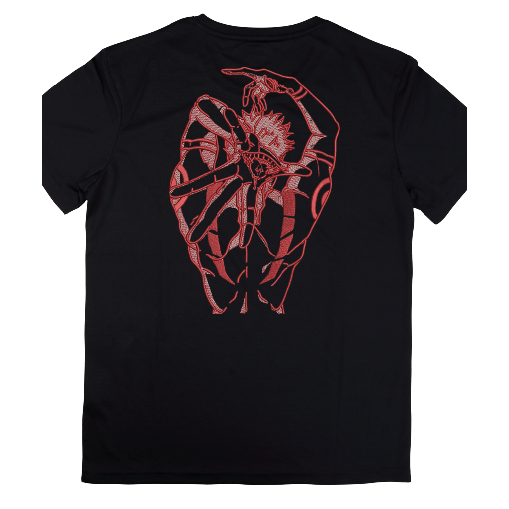 Sukuna Back - Anime Embroidered Tee