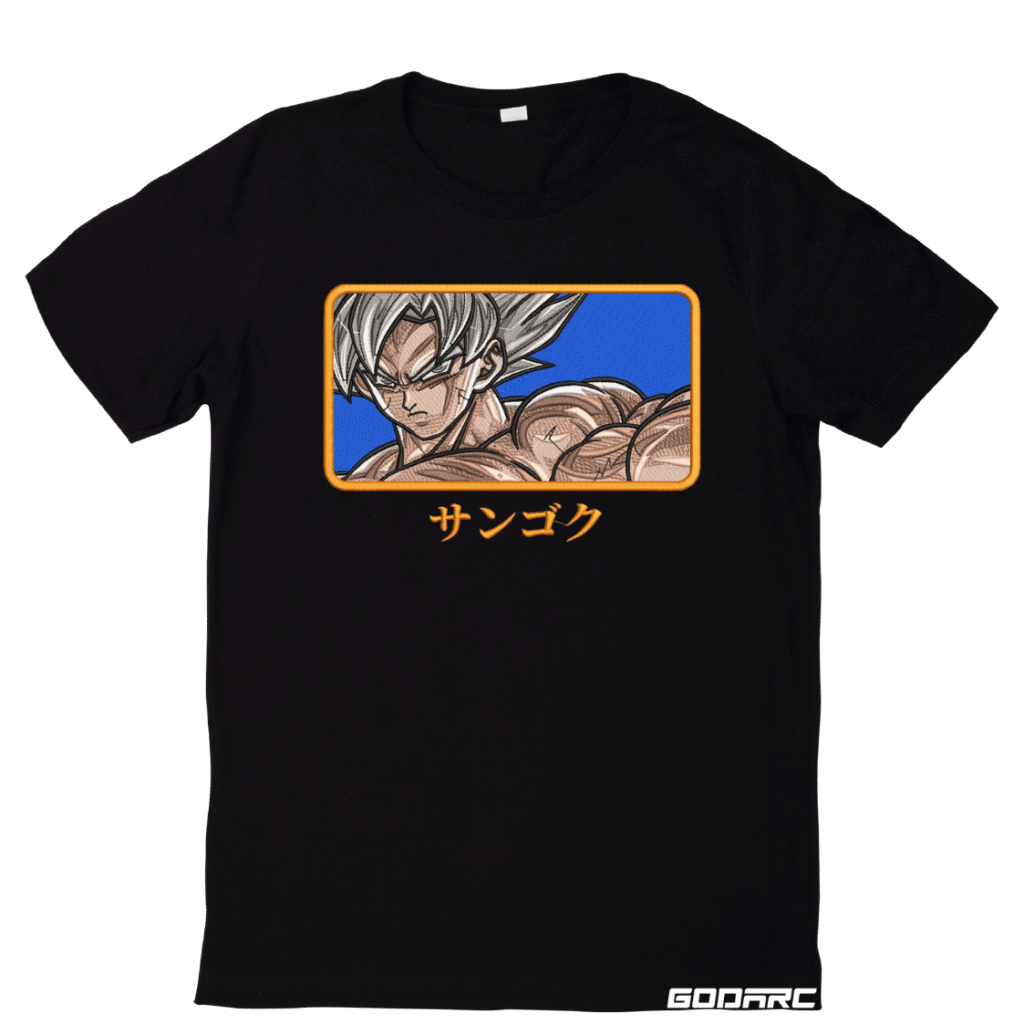 Goku Ultra Instinct- Embroidery Tee