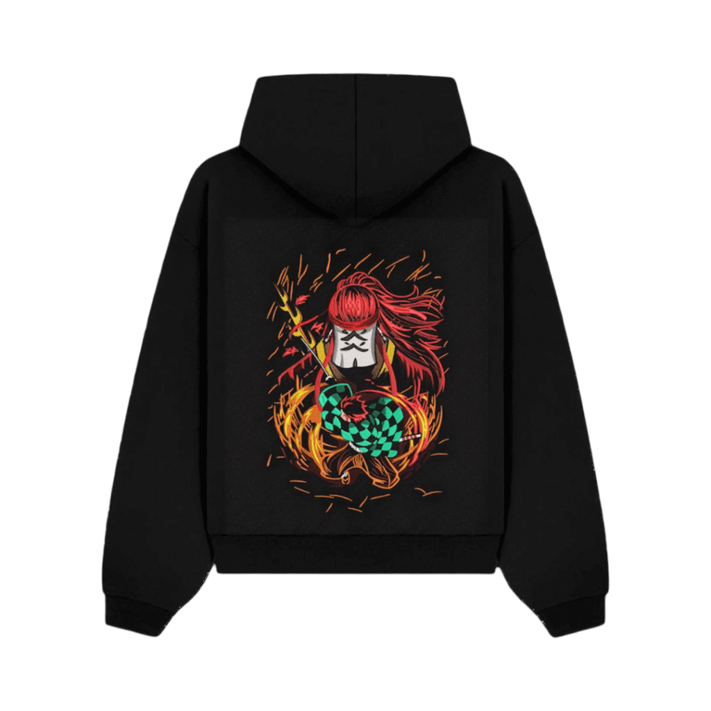 Tanjiro flame-Hoodie